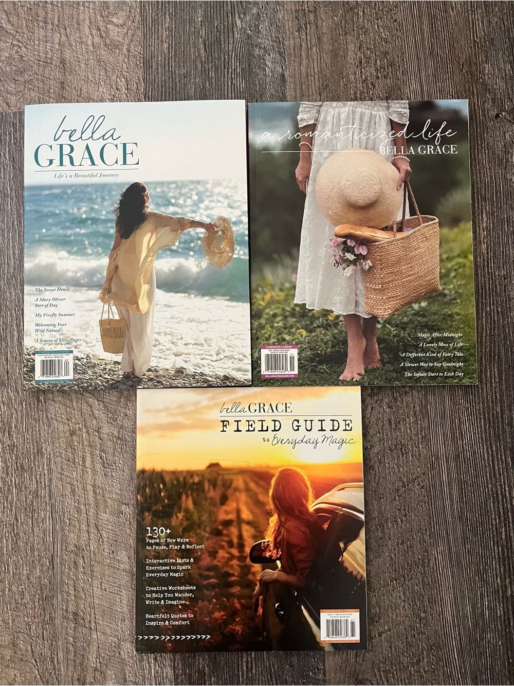 Lot of 3 Stampington & Co Magazines! Bella Grace! Brand New!